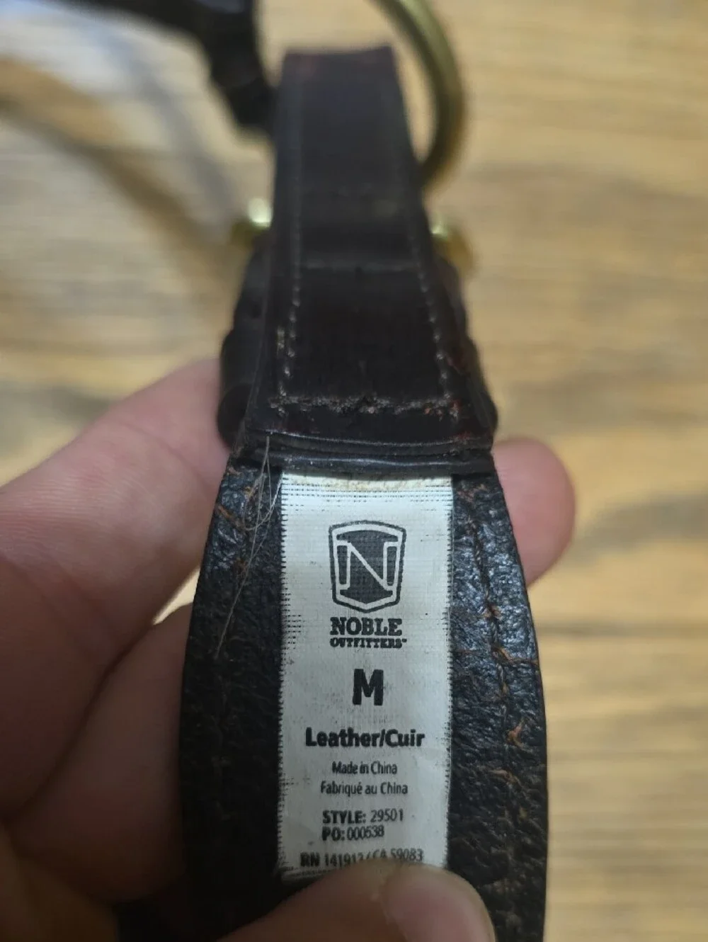 Brown Leather Belt Noble Outfittets Equestrian